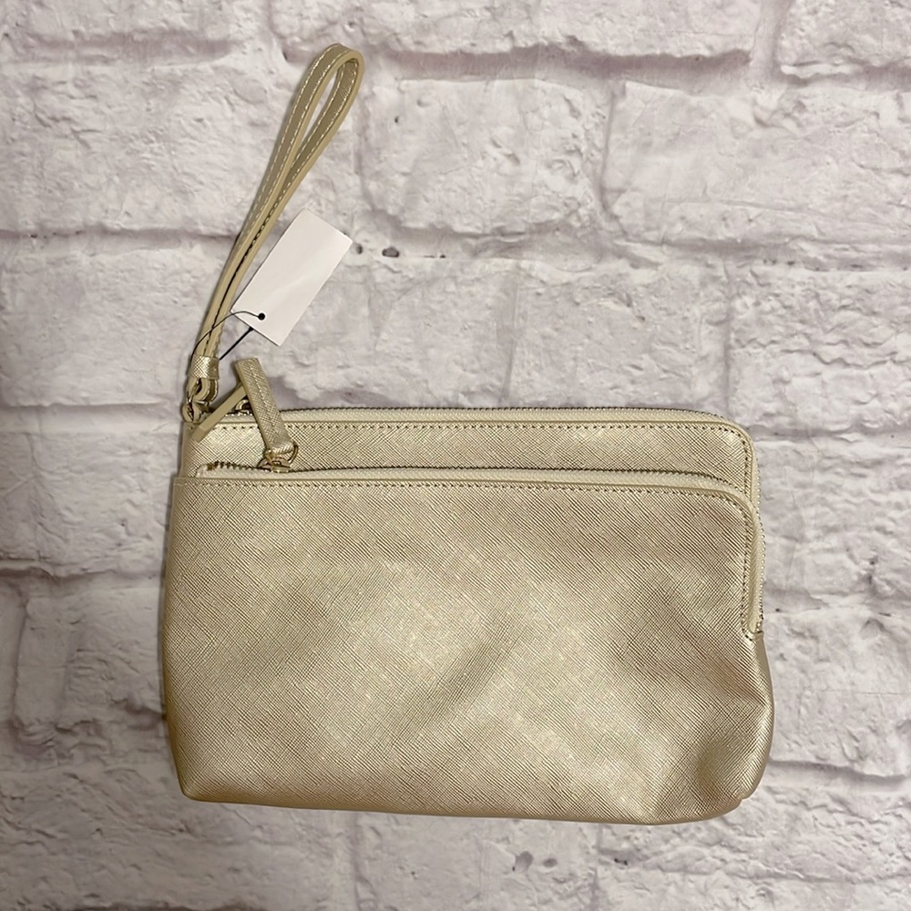 Gold Talbots Wristlet NWT